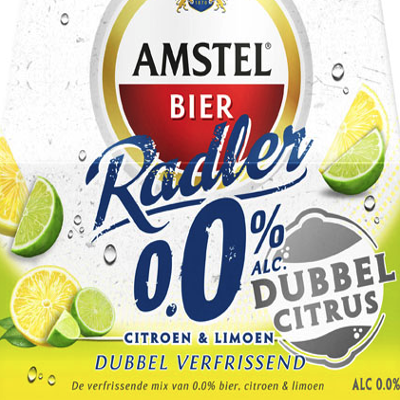 Am­stel Rad­ler dub­bel ci­trus 0.0%